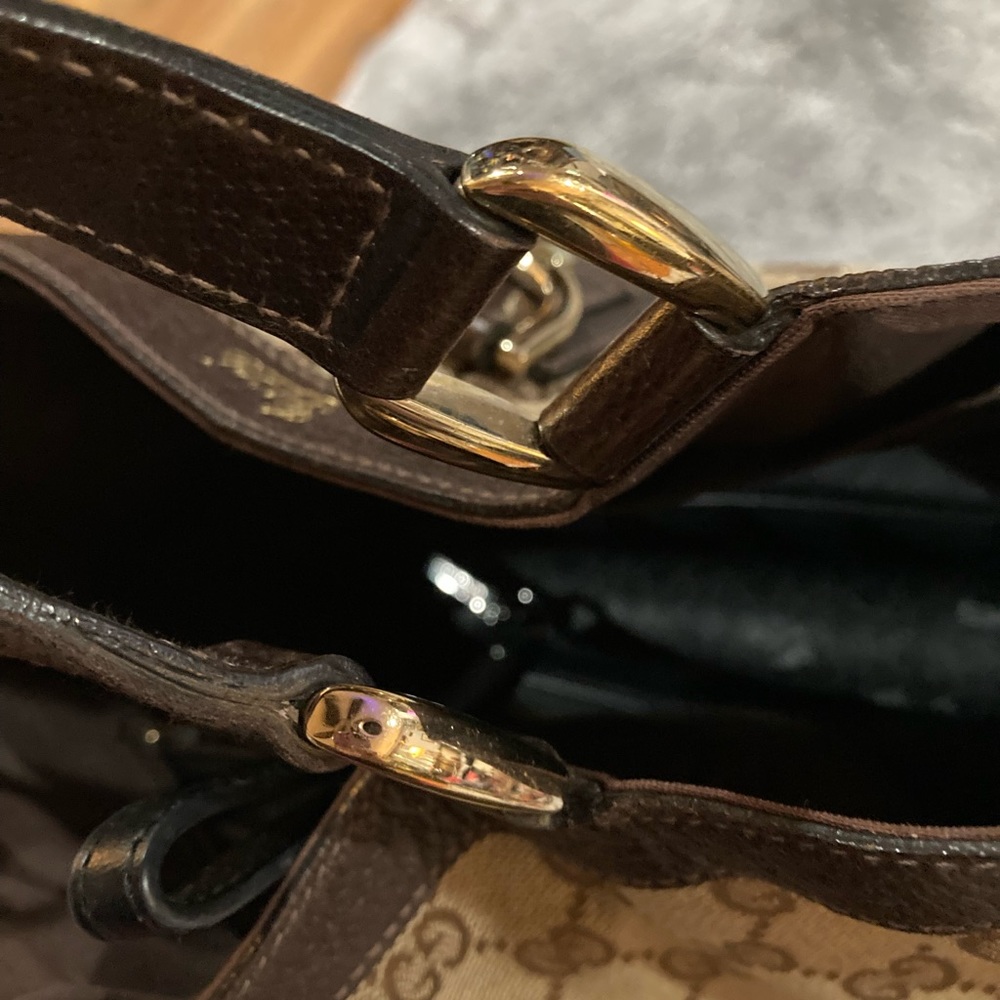 Authentic Vintage Gucci tote photos accurate - Picture 12 of 16